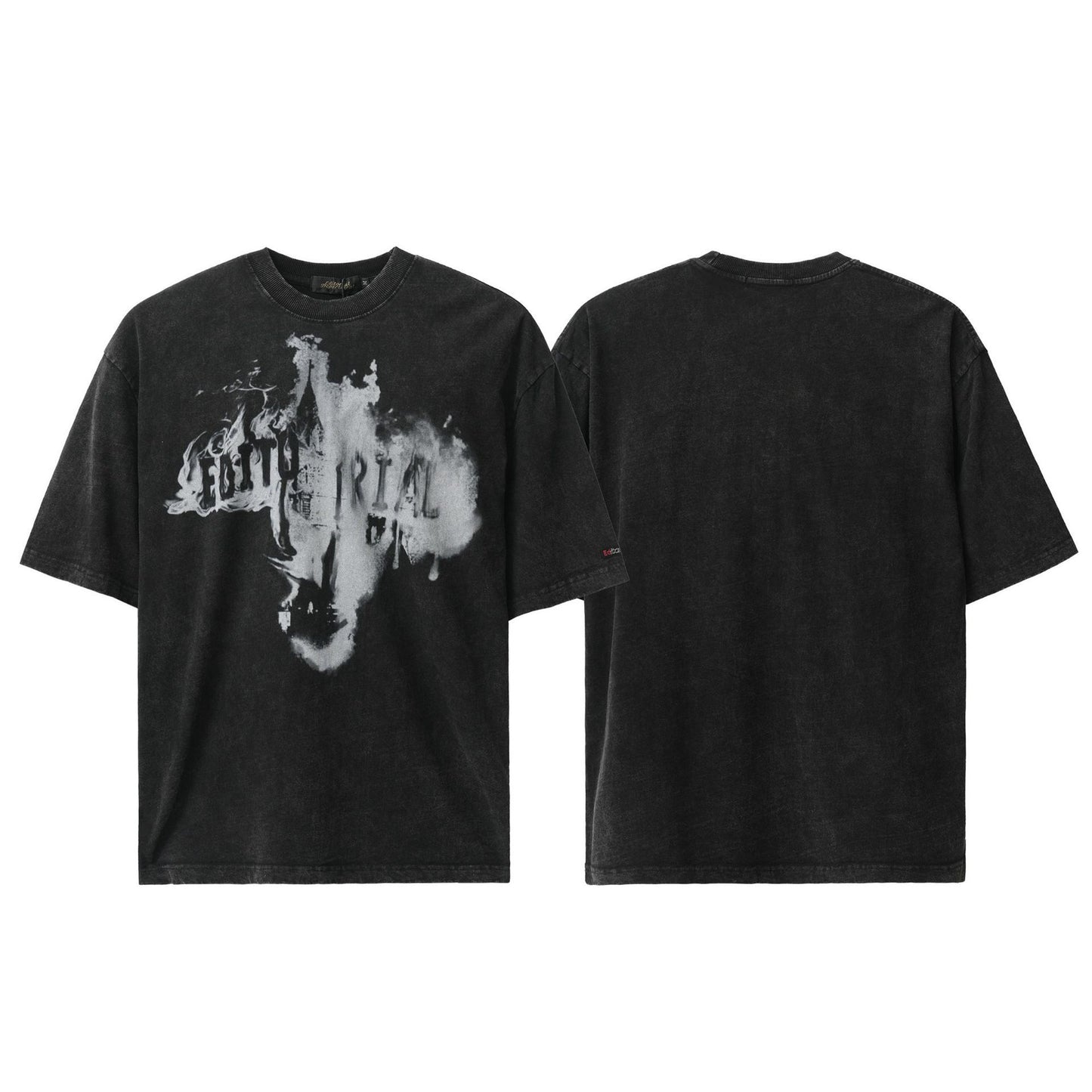 American Fashion Brand Washed And Worn Short Sleeve - ARCHSHOPE