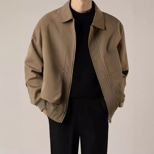 Loose Short Lapels Jacket Men - ARCHSHOPE