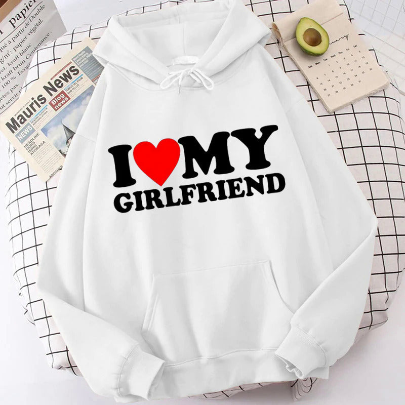 I Love My Boyfriend Girlfriend Hoodie - ARCHSHOPE