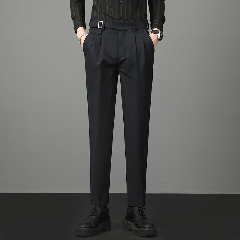 Autumn Men's Suit Pants Slim Fit