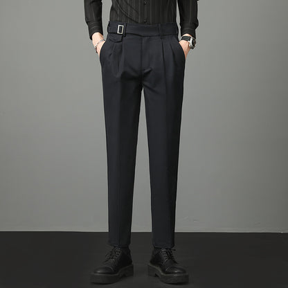 Autumn Men's Suit Pants Slim Fit
