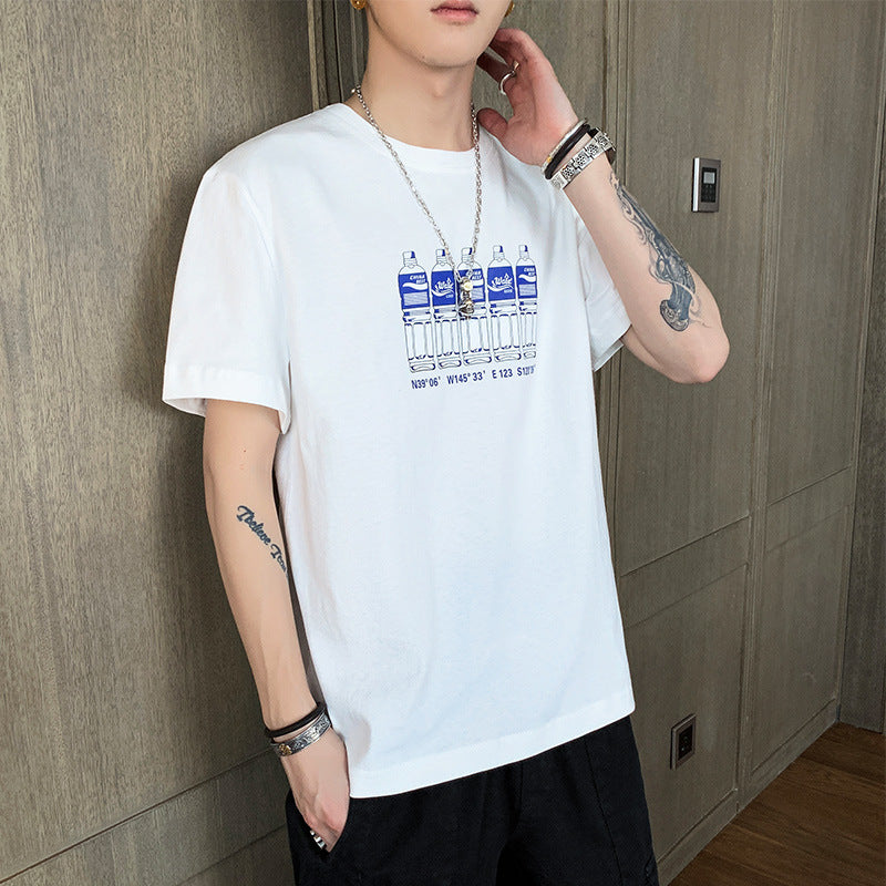 Loose Boys' T-shirt Trendy Cotton T-shirt Summer - ARCHSHOPE