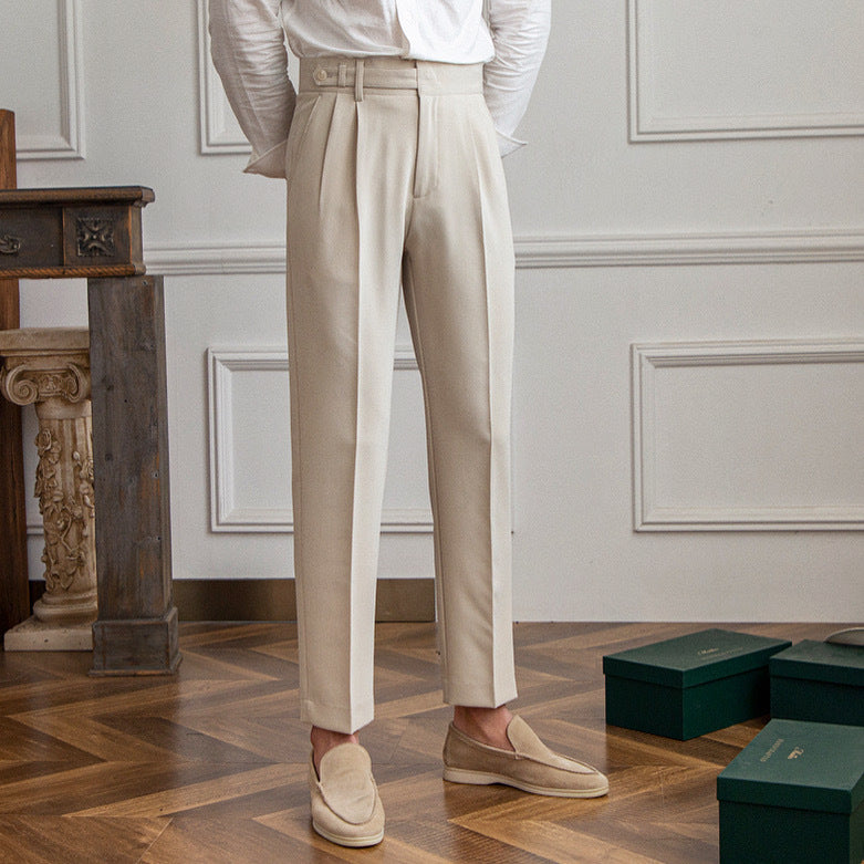 Retro Designer Niche Trendy Suit Pants