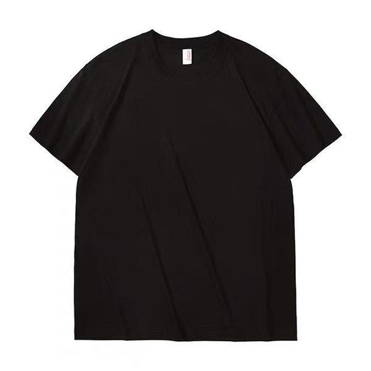 180G Adult Pure  Pure Cotton Black  Men's T-shirt CUSTOMIZATION - ARCHSHOPE