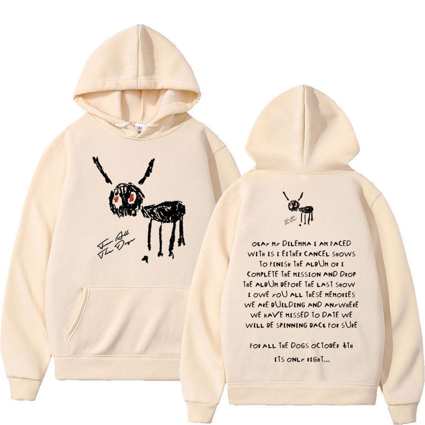 Rapper Drake For All The Dogs Letter Hoodie - ARCHSHOPE