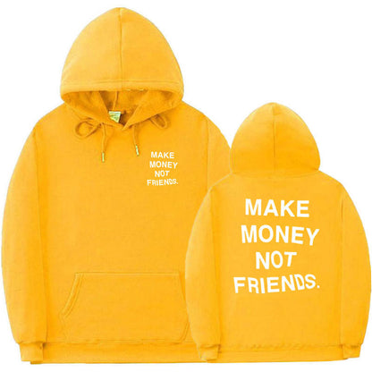 Letter printed Hoodie men's and women's fleece hoodies - ARCHSHOPE