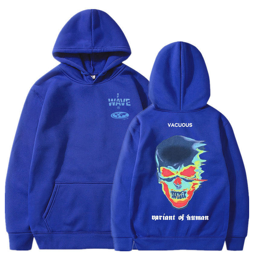 Skeleton Thermal Imaging Graphic Print Hoodie Men Women - ARCHSHOPE