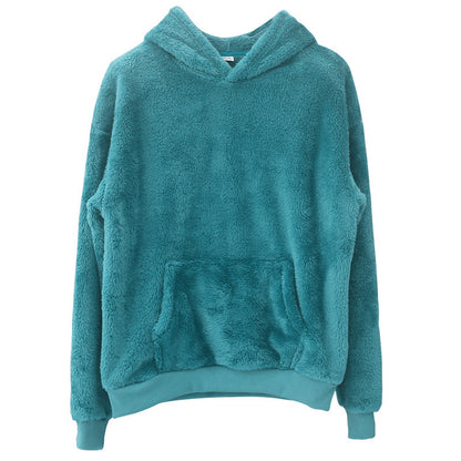 Double-sided Velvet Hooded Sweater Men's Plush Sweatshirt With Pockets - ARCHSHOPE