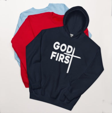 Christian God First Unisex Hoodie - ARCHSHOPE
