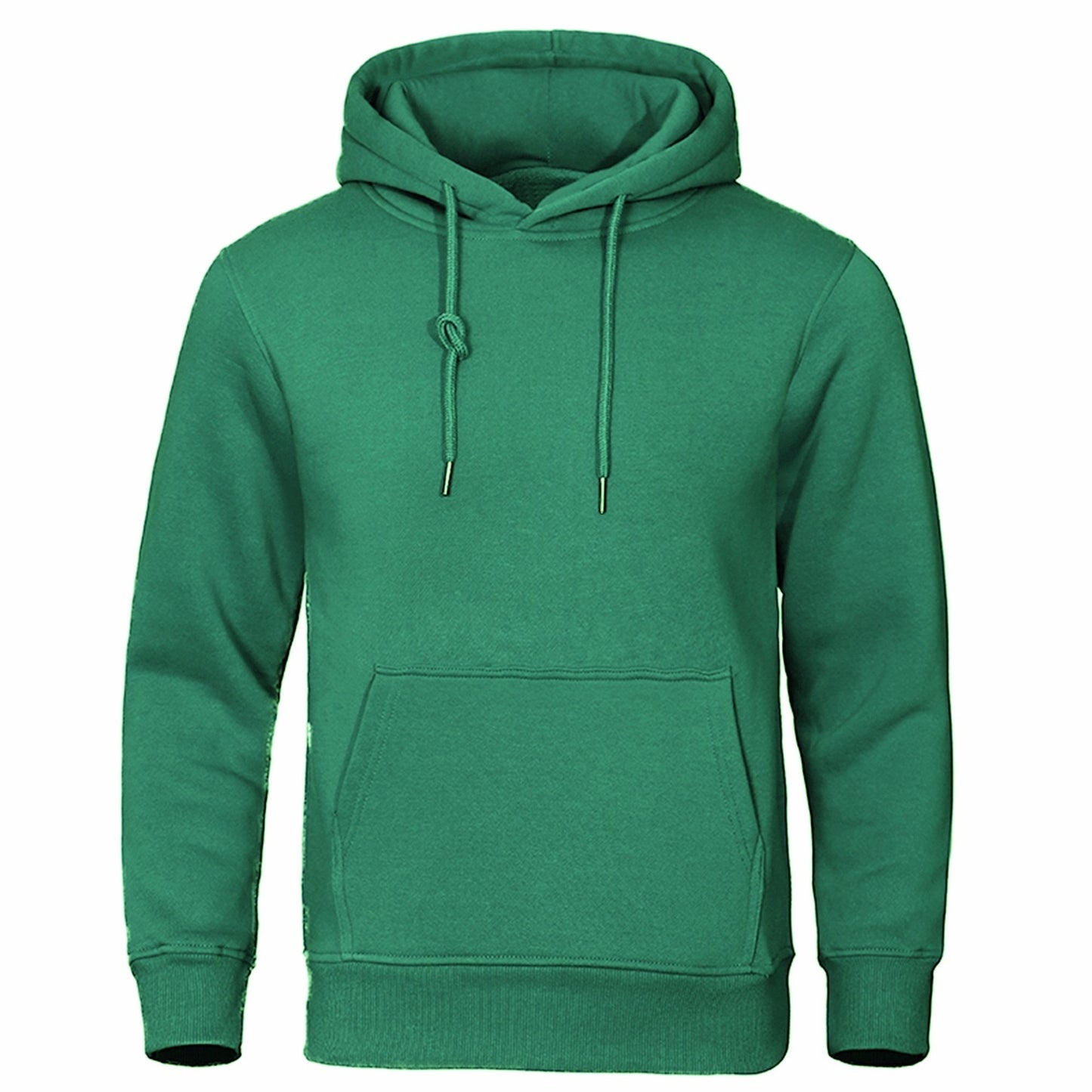 Solid Color Pullover Sweatshirt Spring Fashion Fleece Unisex Hoodie - ARCHSHOPE