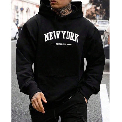 Men's Casual American-style Retro Loose Hooded Sweater - ARCHSHOPE