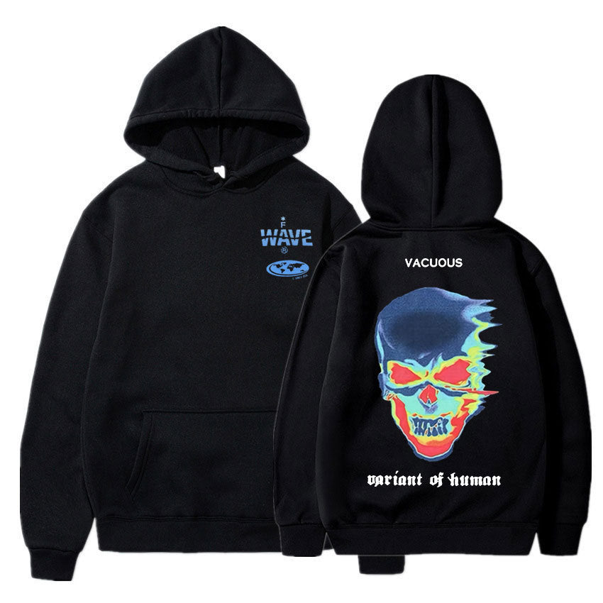 Skeleton Thermal Imaging Graphic Print Hoodie Men Women - ARCHSHOPE