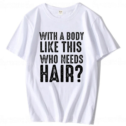 Plus Size Men's Cotton Short-sleeved Summer English Letter Printed T-shirt Top Men - ARCHSHOPE