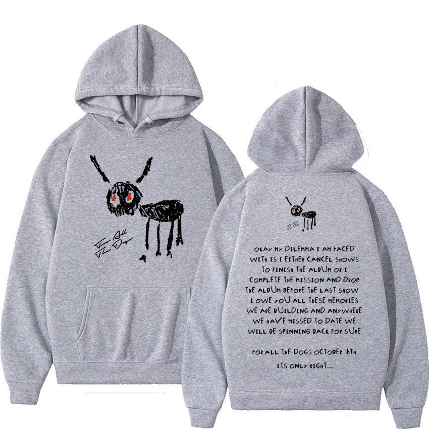 Rapper Drake For All The Dogs Letter Hoodie - ARCHSHOPE