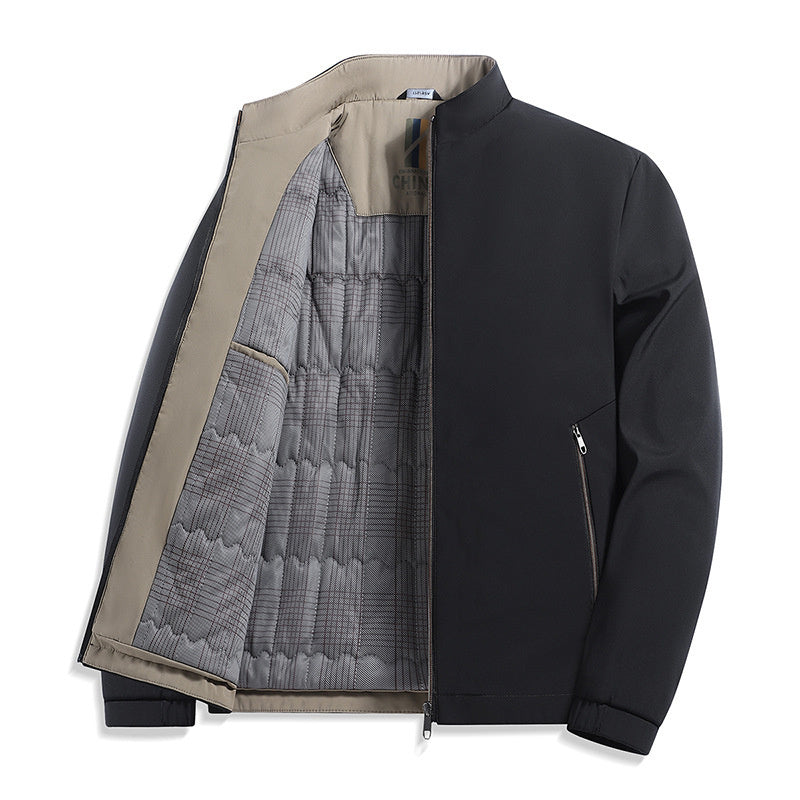 Middle-aged Men Fleece Padded Jacket - ARCHSHOPE