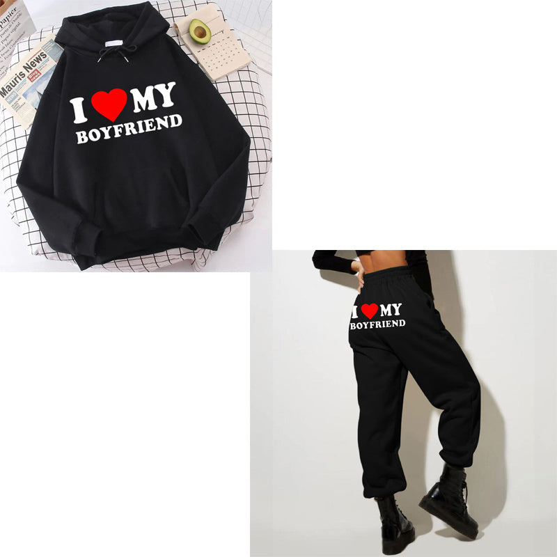 I Love My Boyfriend Girlfriend Hoodie - ARCHSHOPE