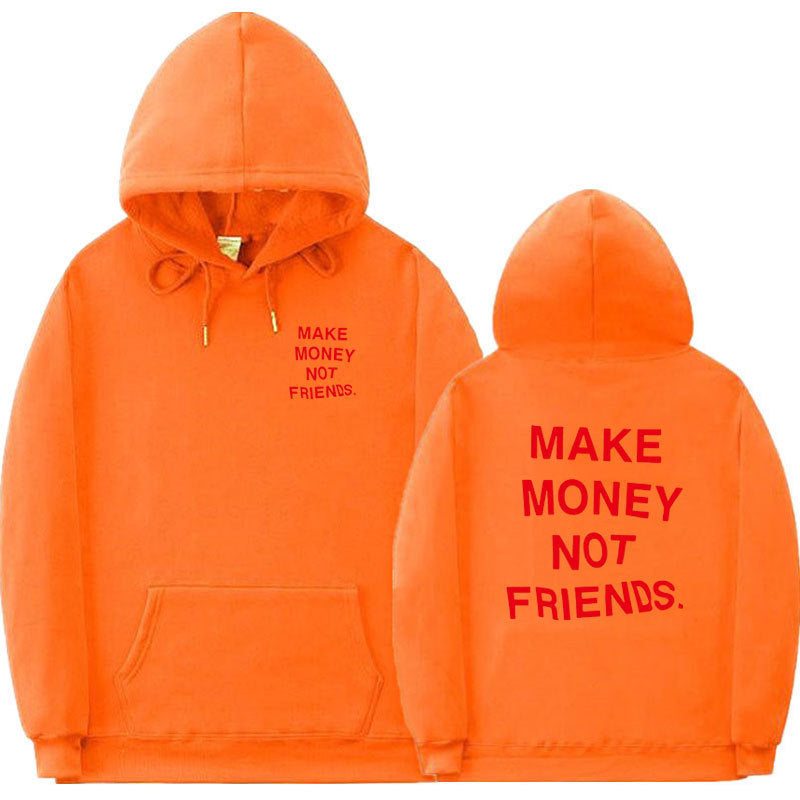 Letter printed Hoodie men's and women's fleece hoodies - ARCHSHOPE
