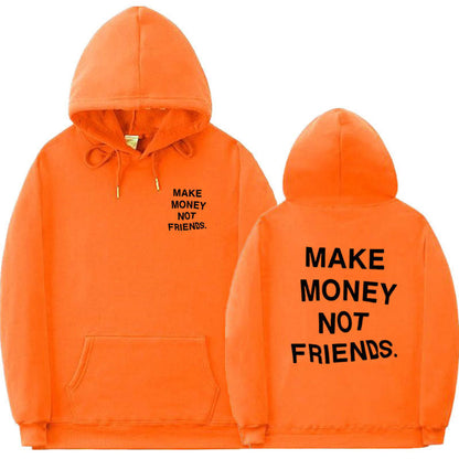 Letter printed Hoodie men's and women's fleece hoodies - ARCHSHOPE