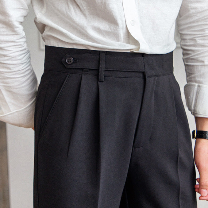 Retro Designer Niche Trendy Suit Pants