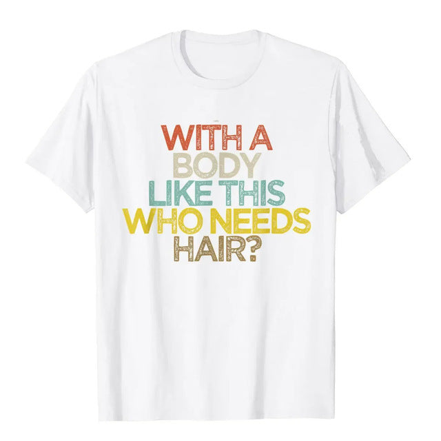 Plus Size Men's Cotton Short-sleeved Summer English Letter Printed T-shirt Top Men - ARCHSHOPE