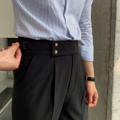 Men's Design Suit Pants Men's Straight Pants