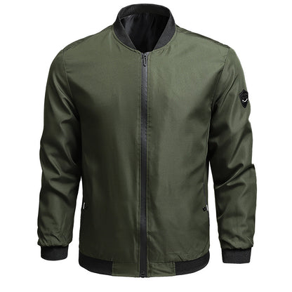 Spring And Autumn Casual Solid Color Men's Coat - ARCHSHOPE