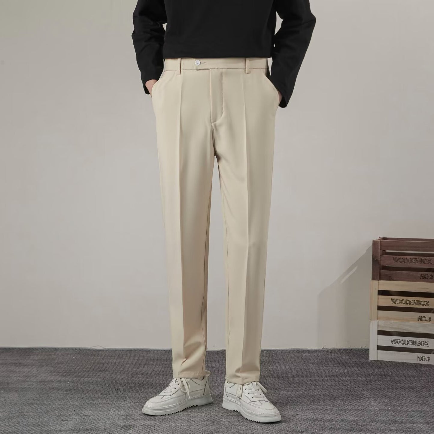 Men's Casual Suit Pants Men's Straight