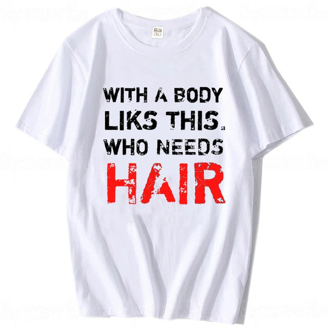 Plus Size Men's Cotton Short-sleeved Summer English Letter Printed T-shirt Top Men - ARCHSHOPE