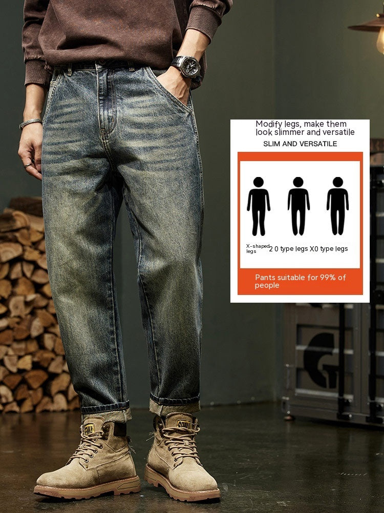 Men's Loose Straight Cargo Pants