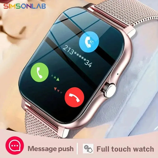Amazing Smart Watch Android Phone 1.44'' Inch Color Screen Bluetooth Call Blood Oxygen/Pressure Monitoring Smart Watch Women Men - ARCHSHOPE