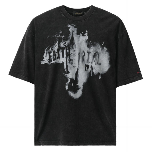 American Fashion Brand Washed And Worn Short Sleeve - ARCHSHOPE