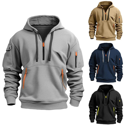 Dropped Shoulder Hooded Sweatshirt Men's Women's Plus Size Loose Pullover Fashion Sweatshirt - ARCHSHOPE