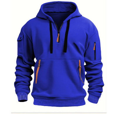 Dropped Shoulder Hooded Sweatshirt Men's Women's Plus Size Loose Pullover Fashion Sweatshirt - ARCHSHOPE