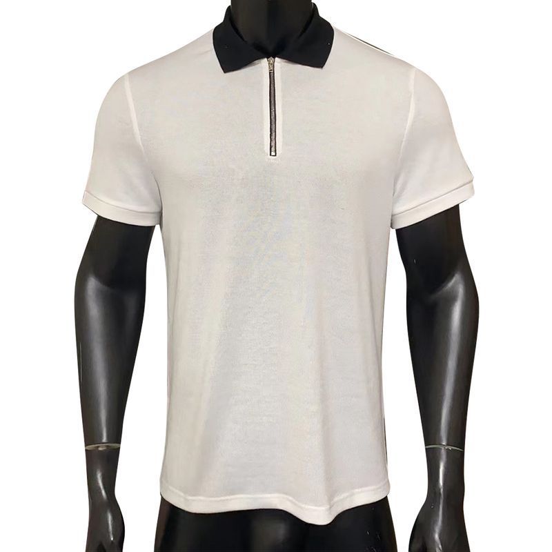 Polo Shirt Pure White Element Short Sleeve Men - ARCHSHOPE