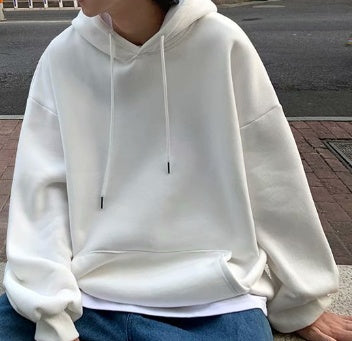Hoodie Men's Hoodie Loose Student Velvet Coat Large Size Color Hoodie - ARCHSHOPE