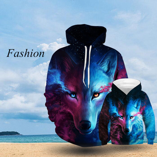 Wolf Printed Hoodies Men 3D Sweatshirt - ARCHSHOPE