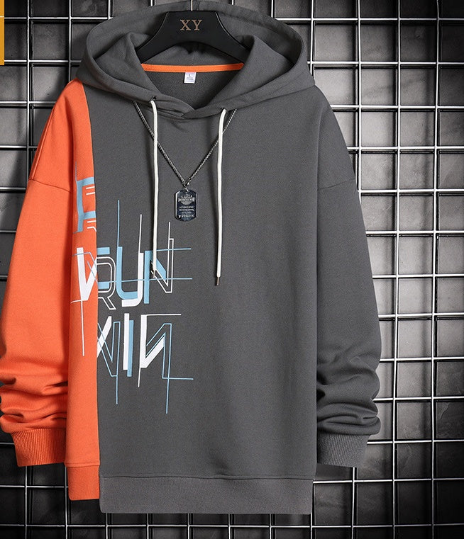 Hip Hop Alphabet Korean Hoodie Man - ARCHSHOPE