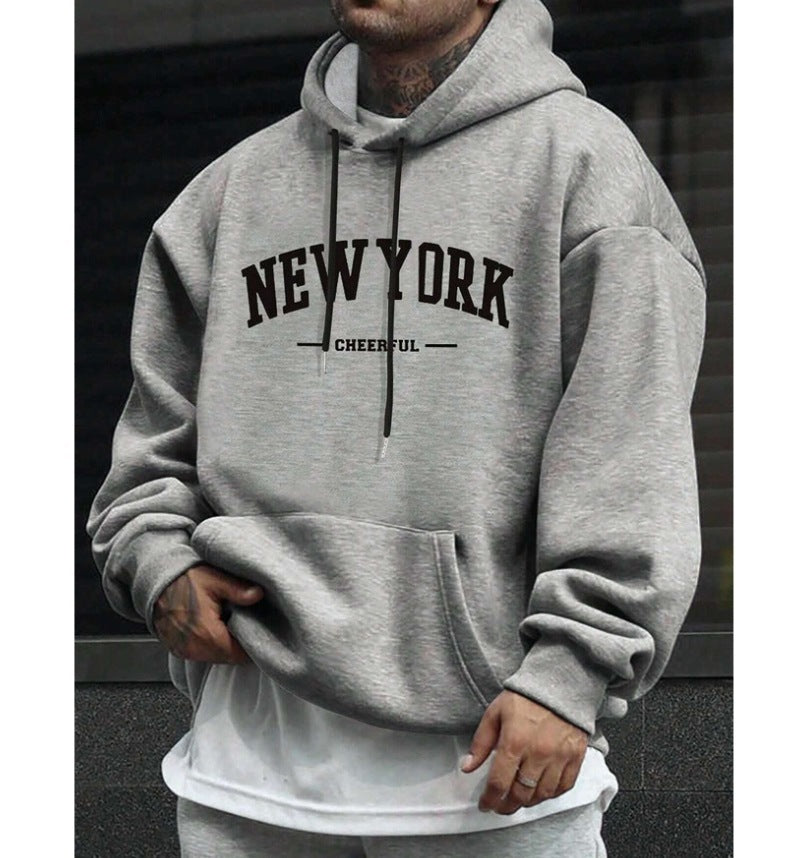 Men's Casual American-style Retro Loose Hooded Sweater - ARCHSHOPE
