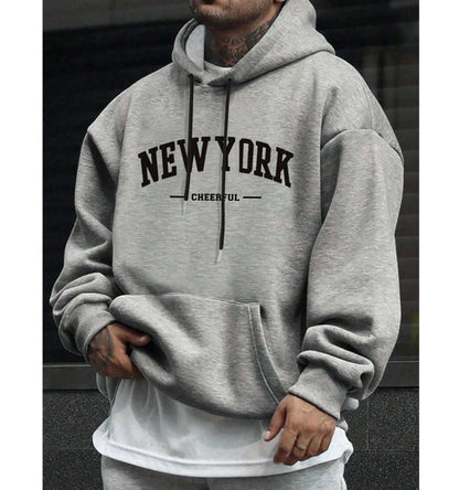 Men's Casual American-style Retro Loose Hooded Sweater - ARCHSHOPE