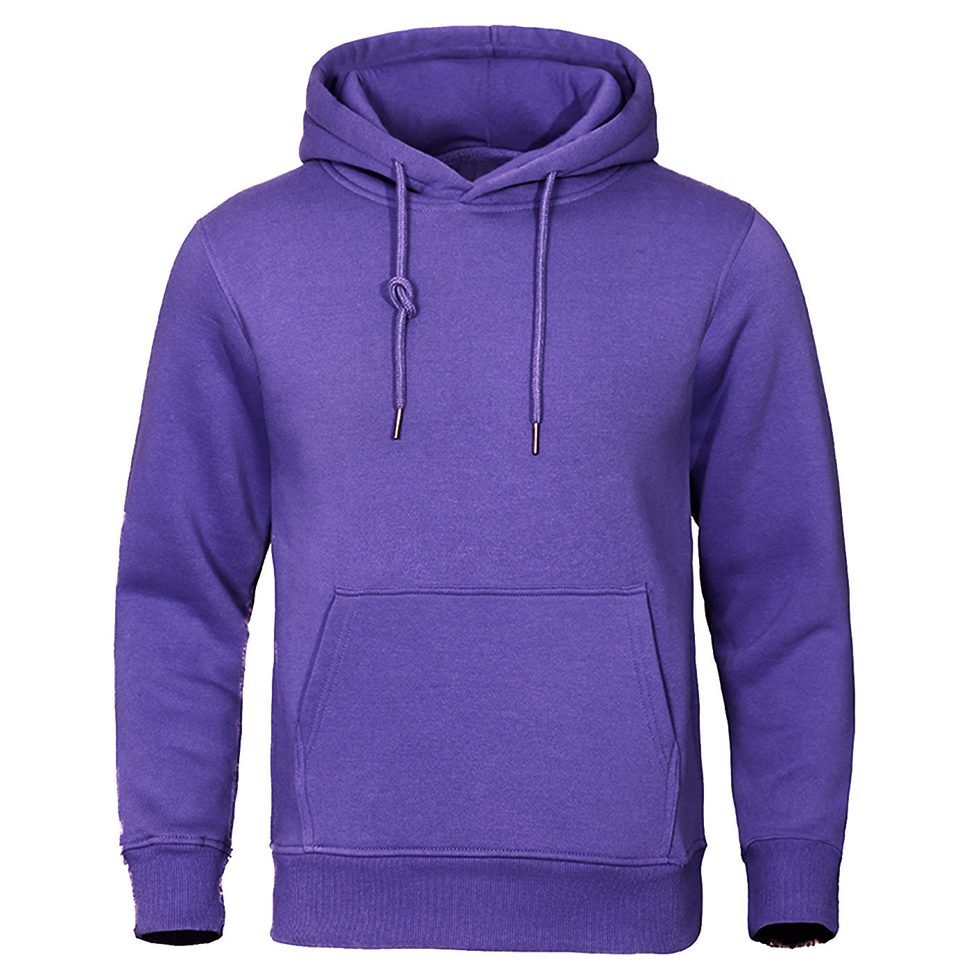 Solid Color Pullover Sweatshirt Spring Fashion Fleece Unisex Hoodie - ARCHSHOPE