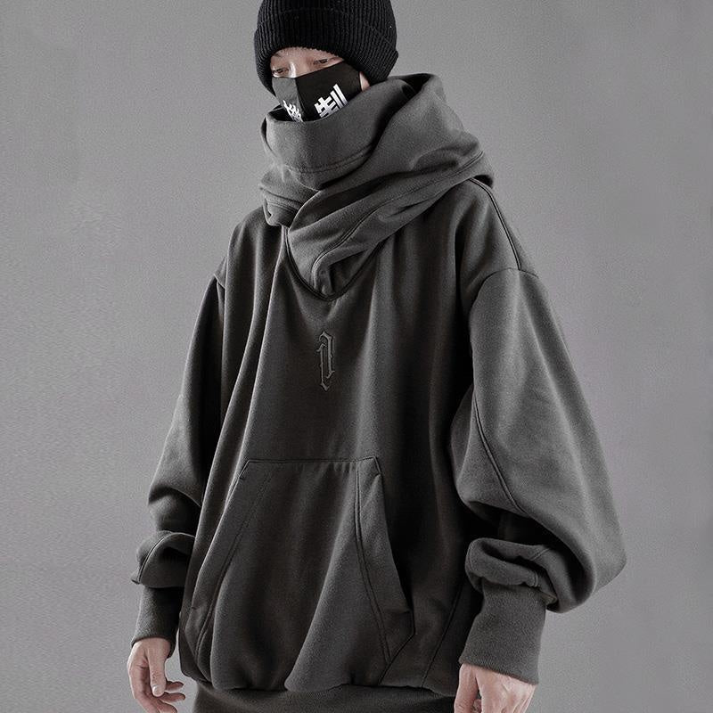 Spring Fish Head Hat Loose Hip-hop Trendy Brand Hooded Pullover Jacket - ARCHSHOPE