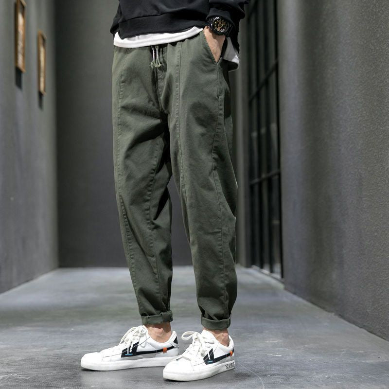 Men's Pants Casual Pants Men's Trousers Loose Straight Leg Pants