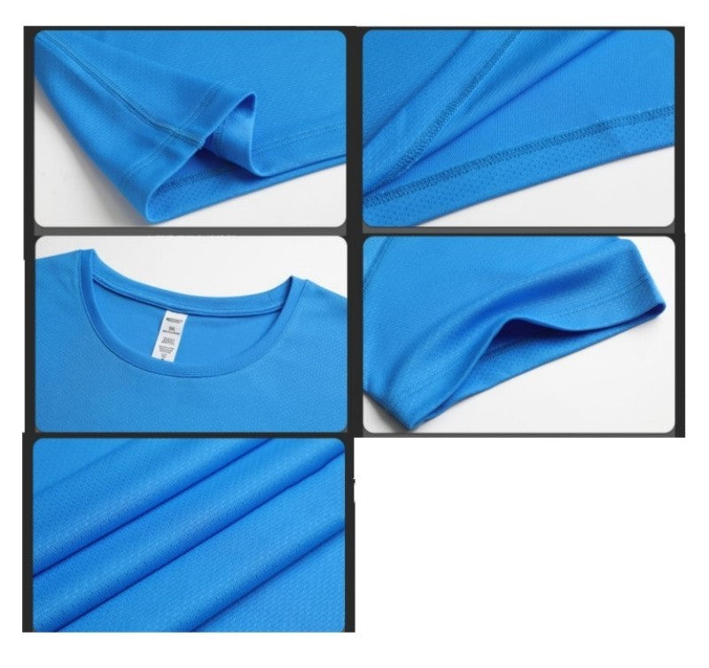 Quick Dry Sweating, Round Neck Short Sleeved T-shirt - ARCHSHOPE