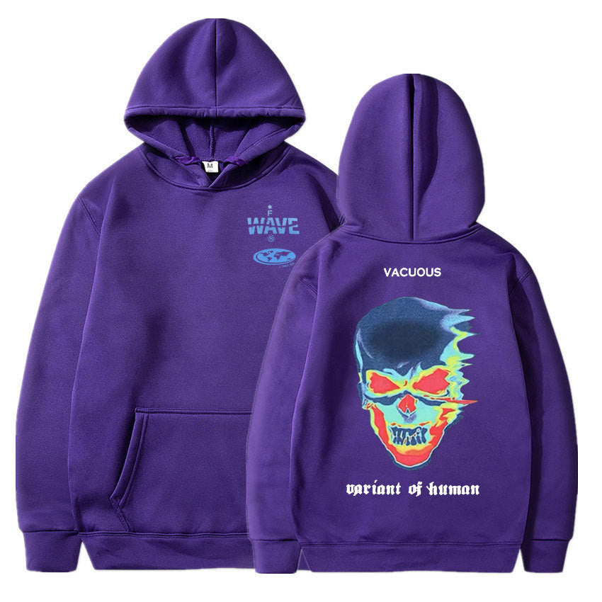 Skeleton Thermal Imaging Graphic Print Hoodie Men Women - ARCHSHOPE