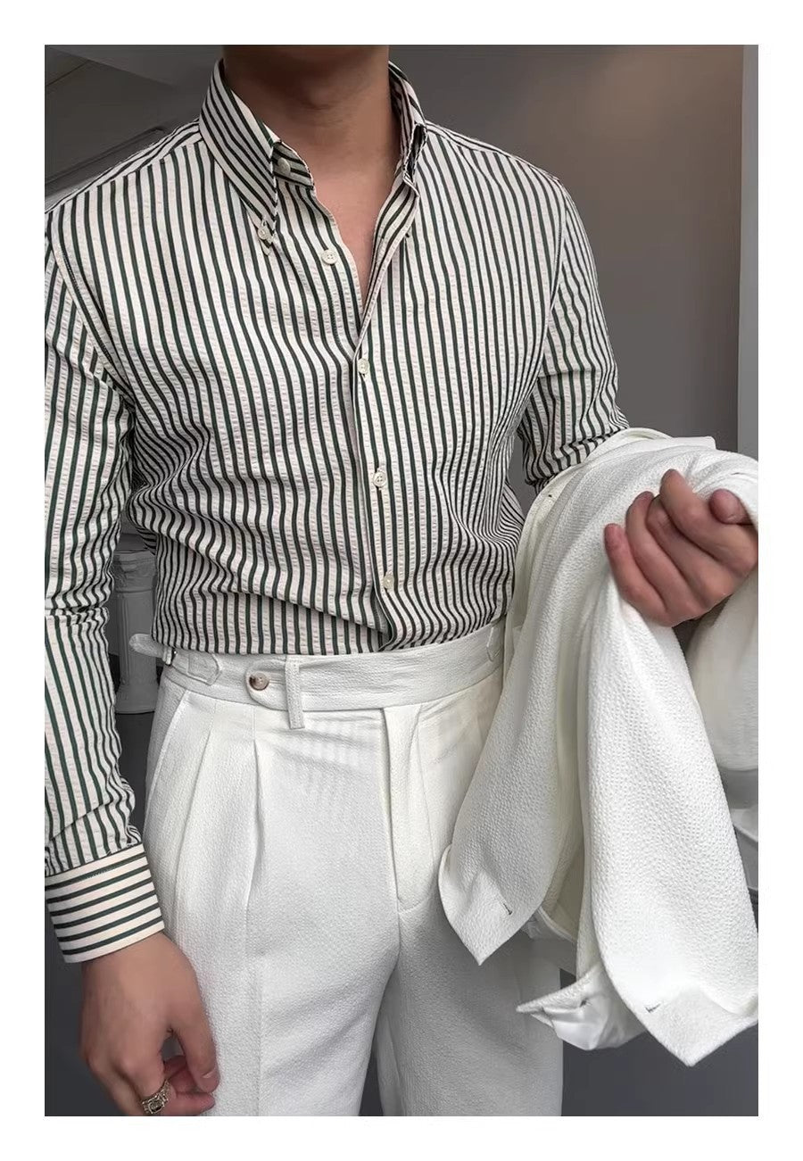 Chemise de la série Spring Seersucker pour homme