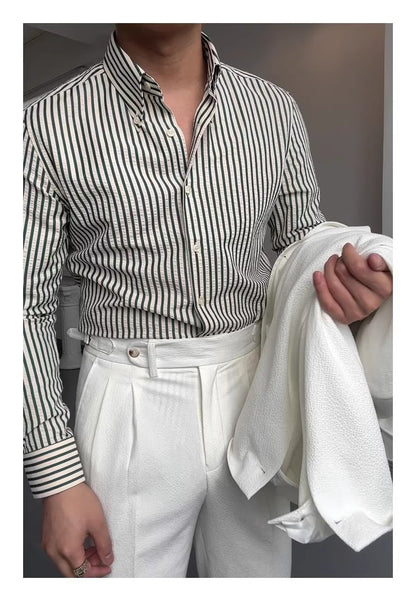 Chemise de la série Spring Seersucker pour homme