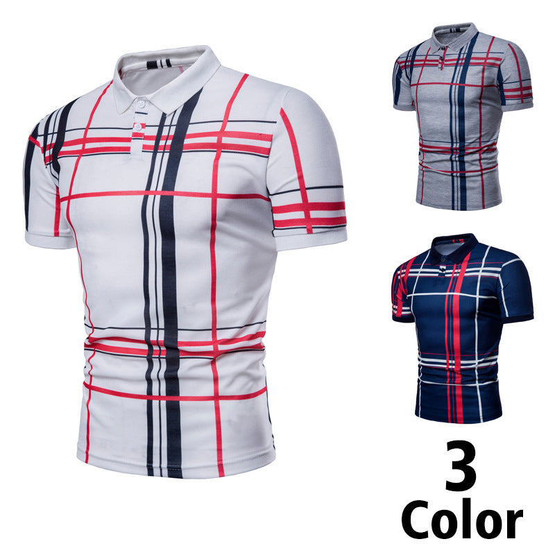 Mens Polo Shirt Summer Fashion Classic Casual Top - ARCHSHOPE