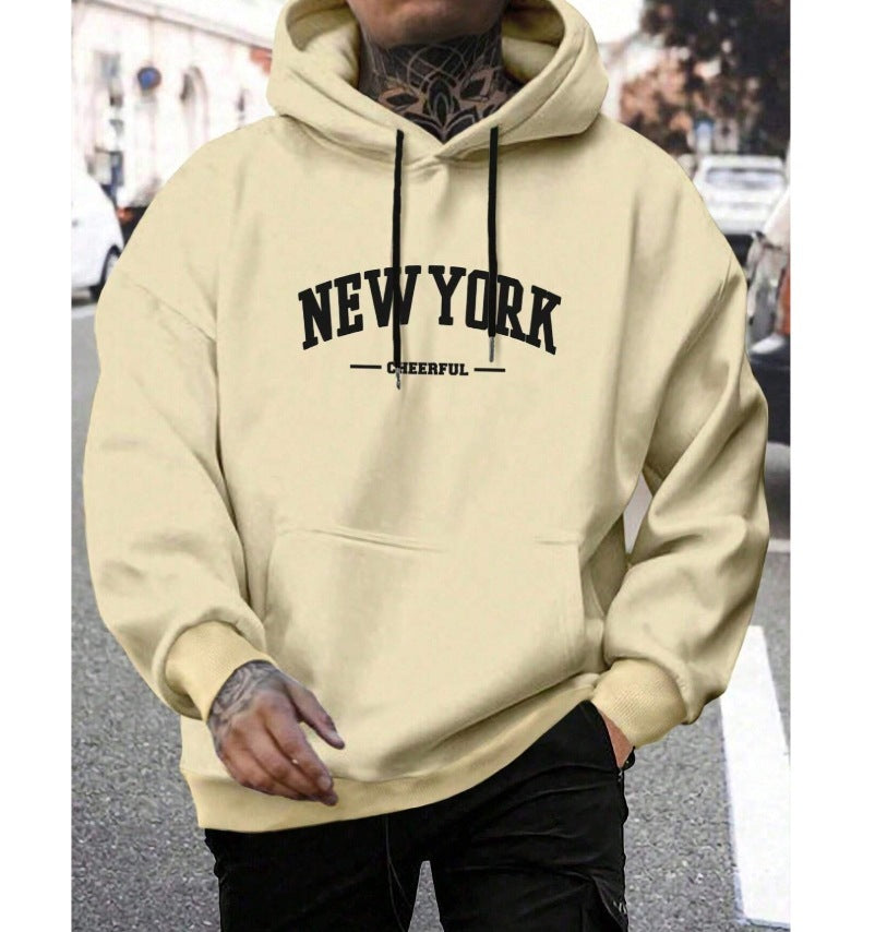Men's Casual American-style Retro Loose Hooded Sweater - ARCHSHOPE