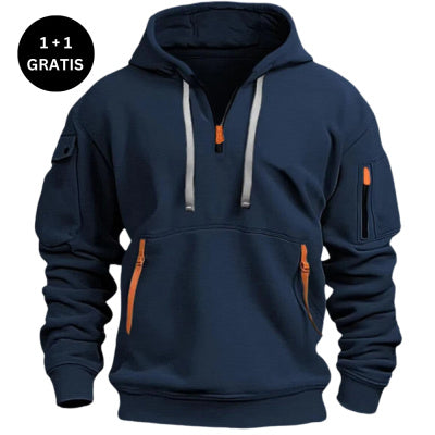 Dropped Shoulder Hooded Sweatshirt Men's Women's Plus Size Loose Pullover Fashion Sweatshirt - ARCHSHOPE