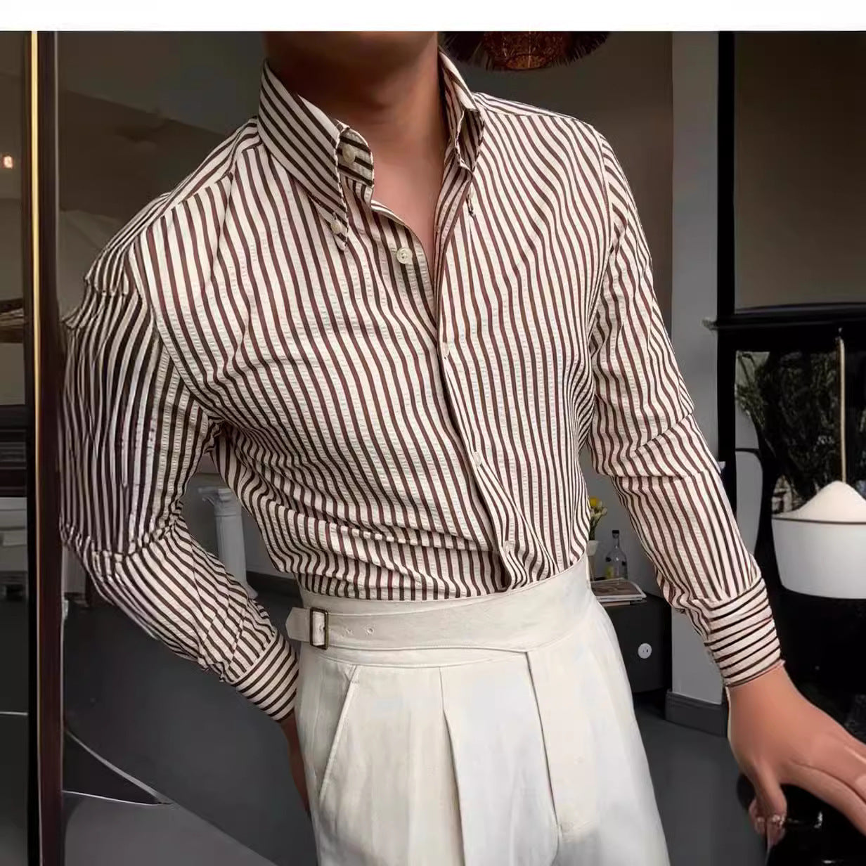 Chemise de la série Spring Seersucker pour homme